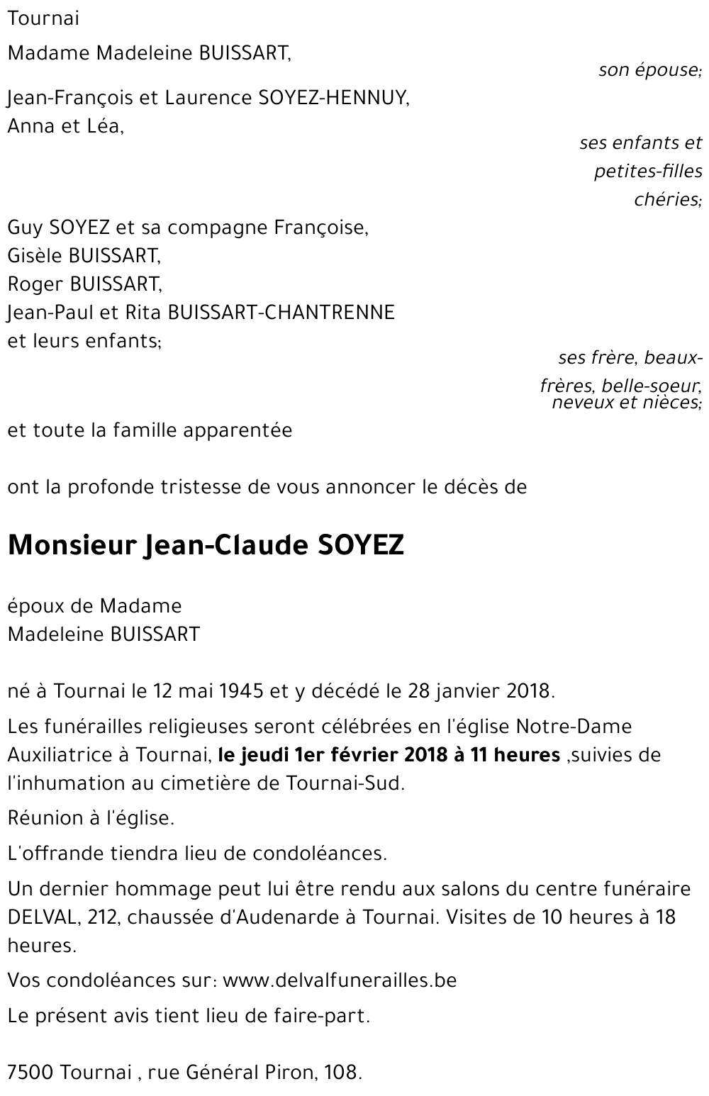 Jean-Claude SOYEZ