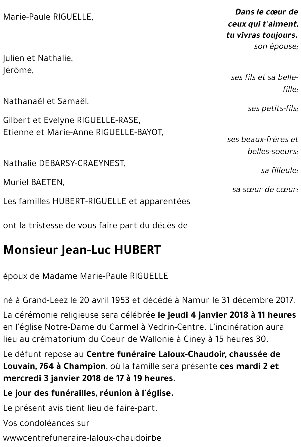 Jean-Luc HUBERT