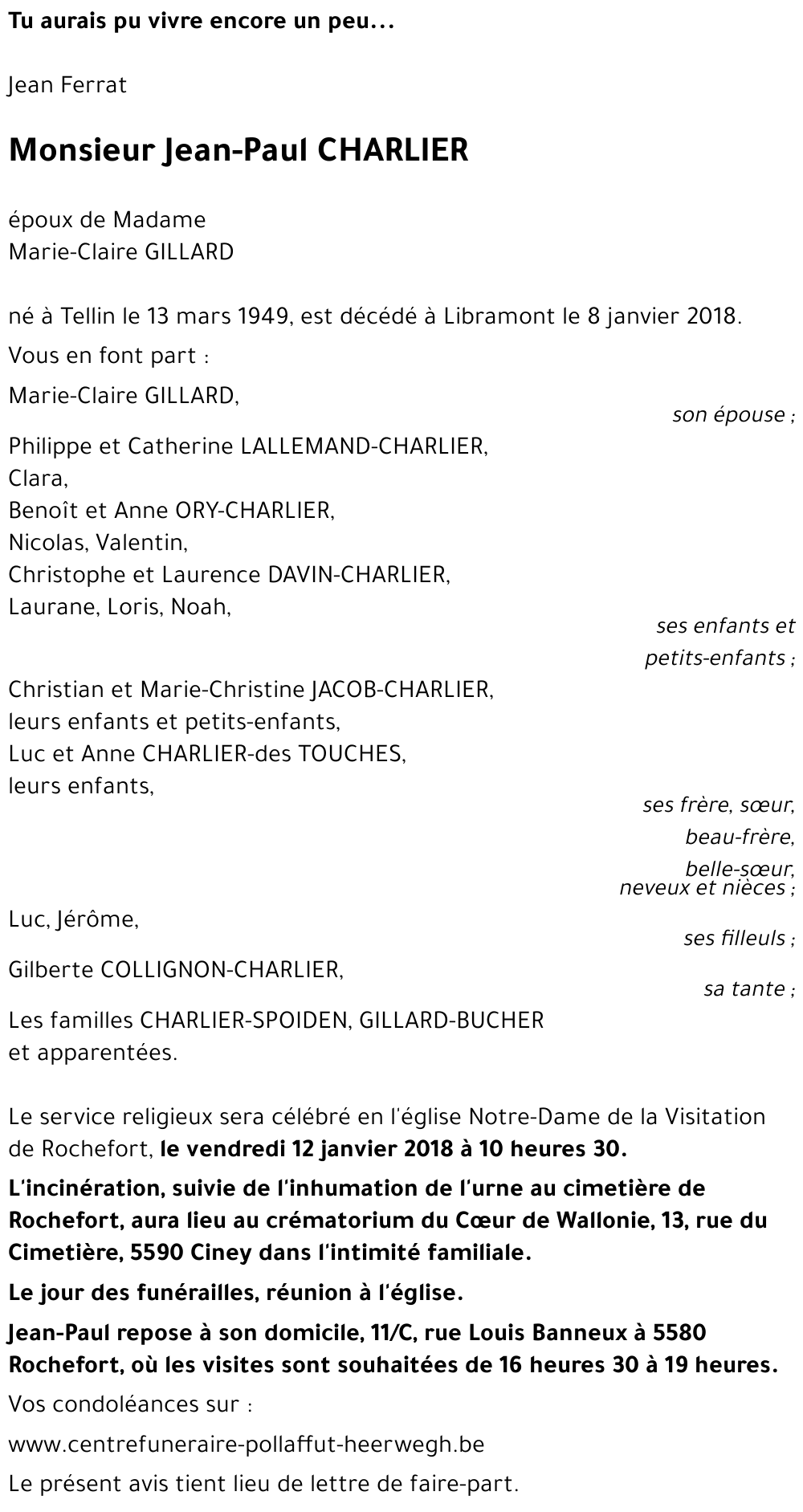 Jean-Paul CHARLIER