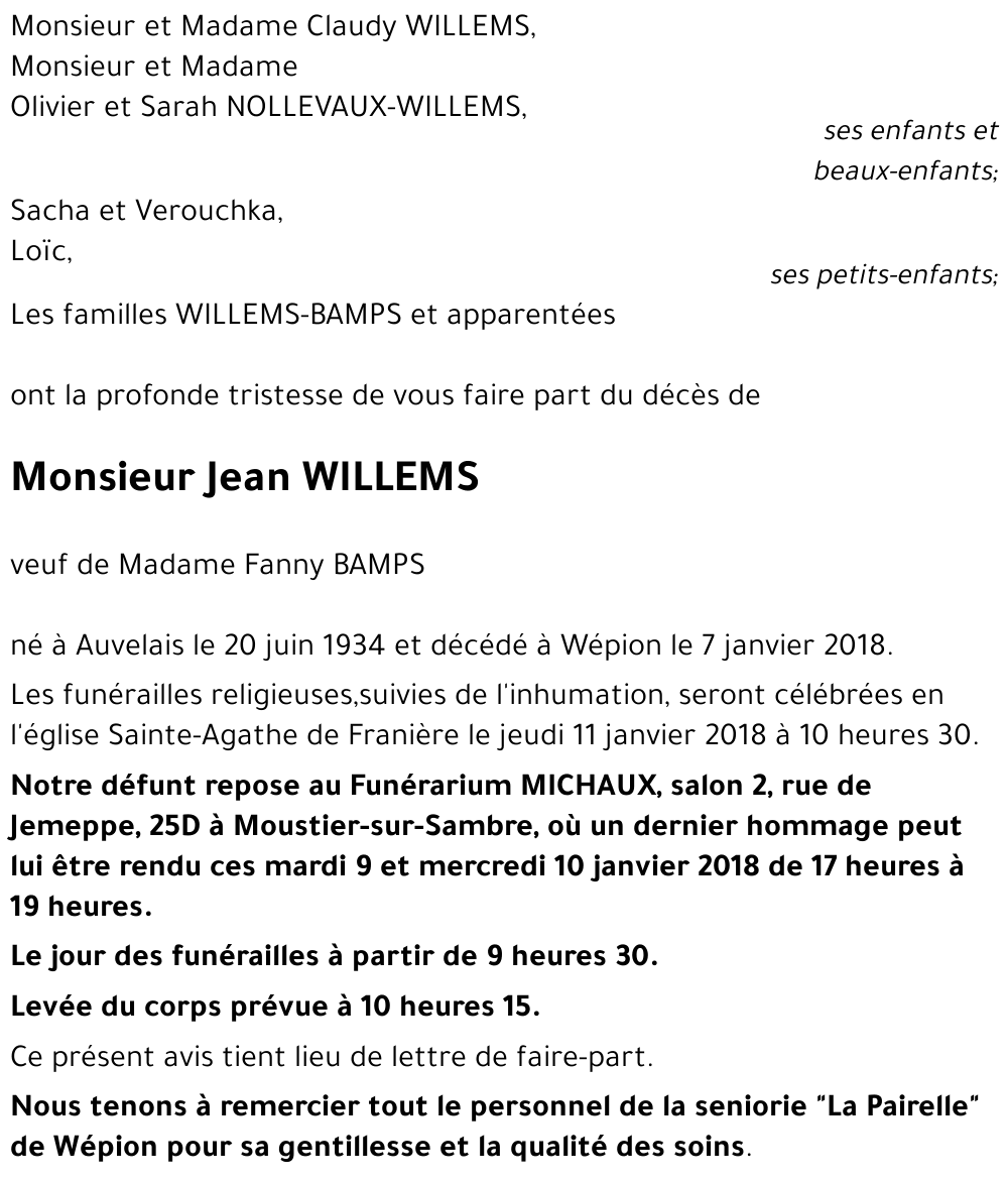 Jean WILLEMS