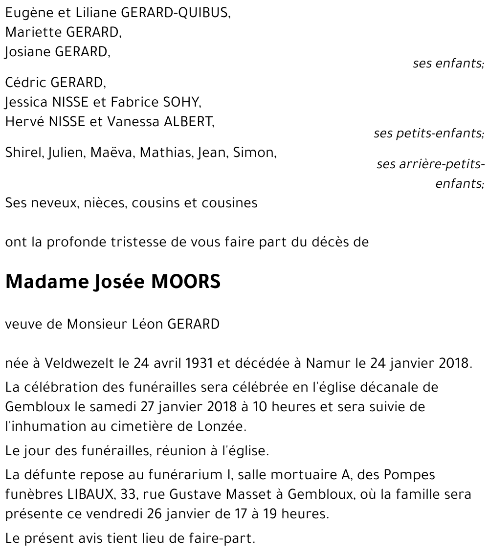 Josée MOORS