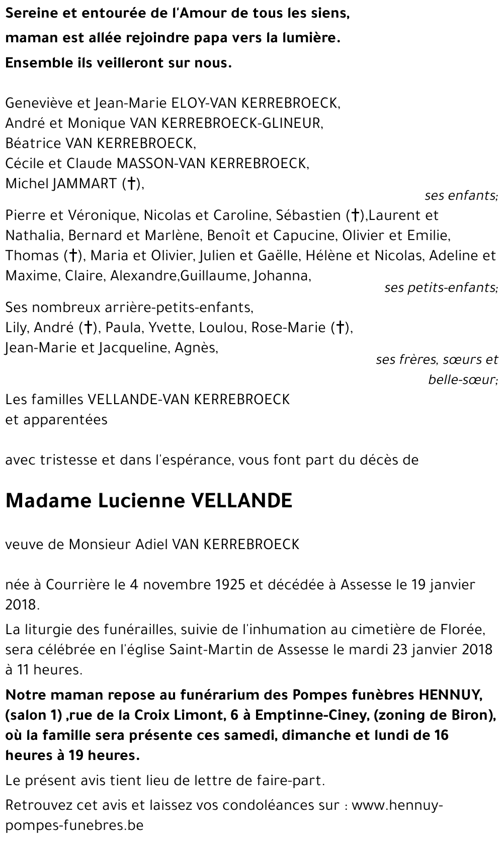 Lucienne VELLANDE