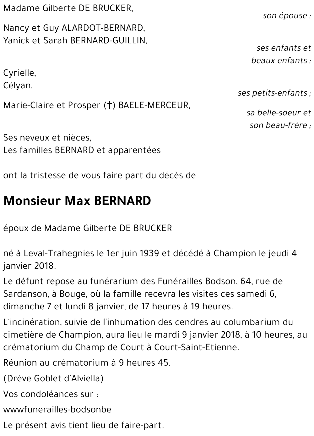 Max BERNARD