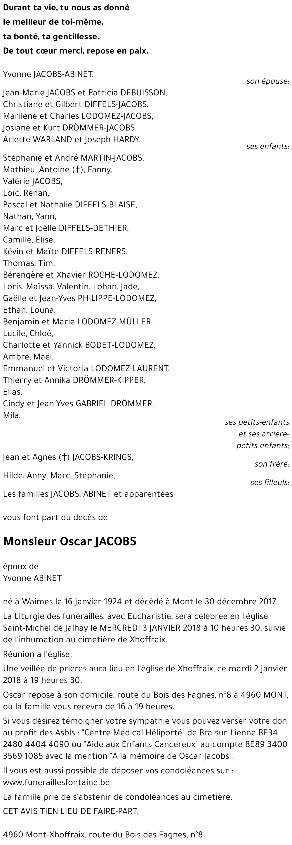 Oscar JACOBS