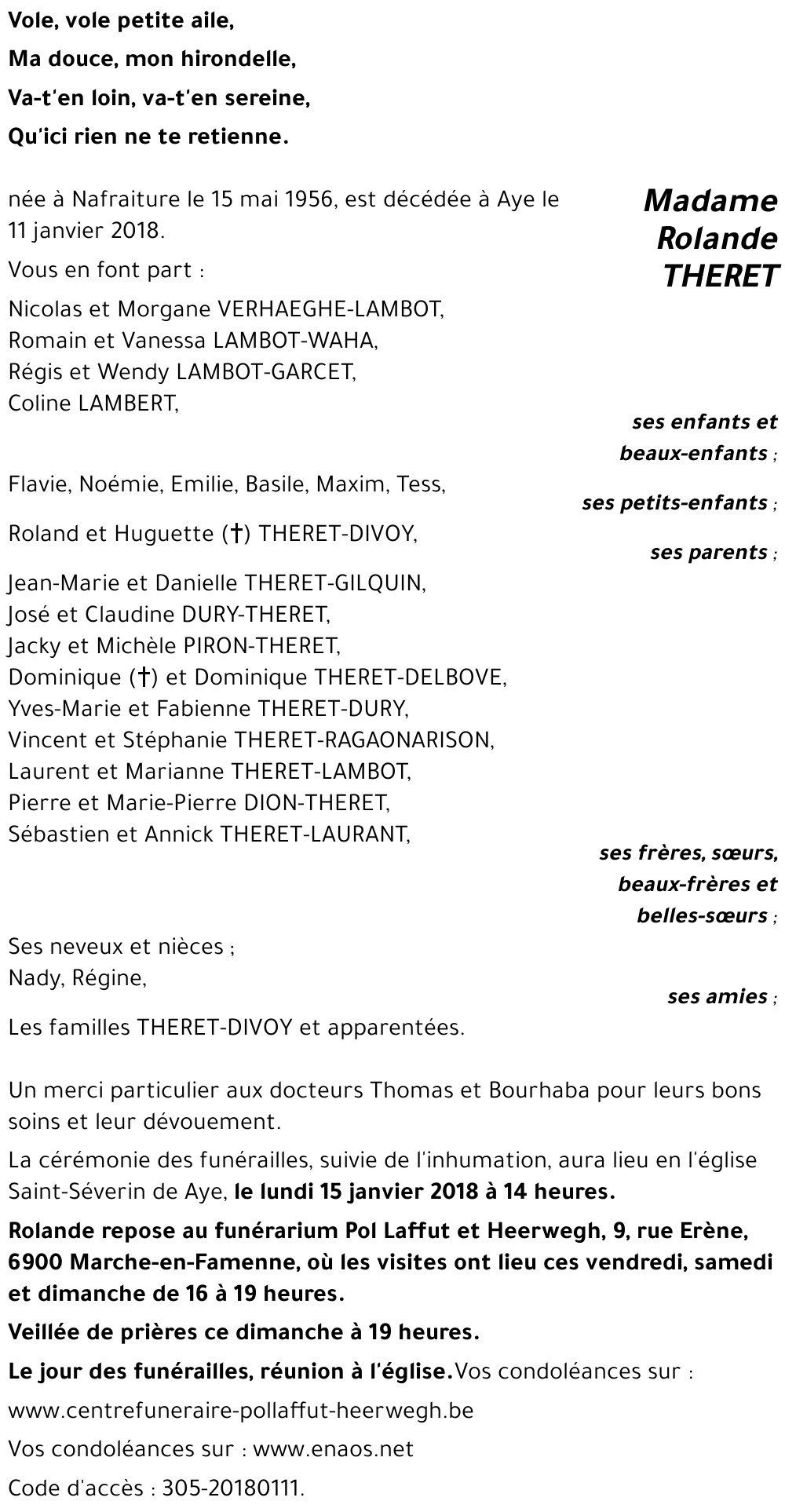 Rolande THERET