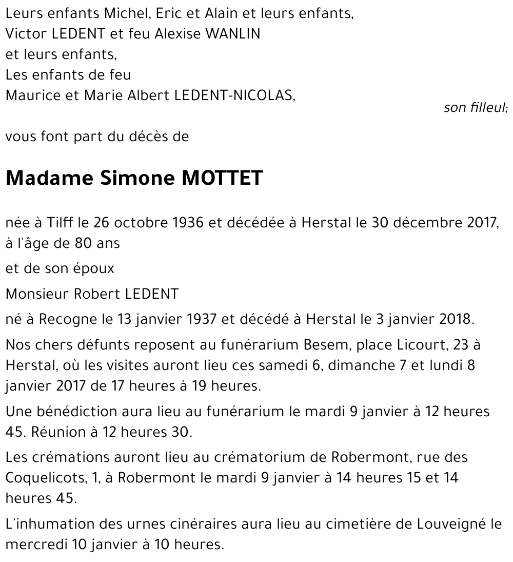 Simone MOTTET