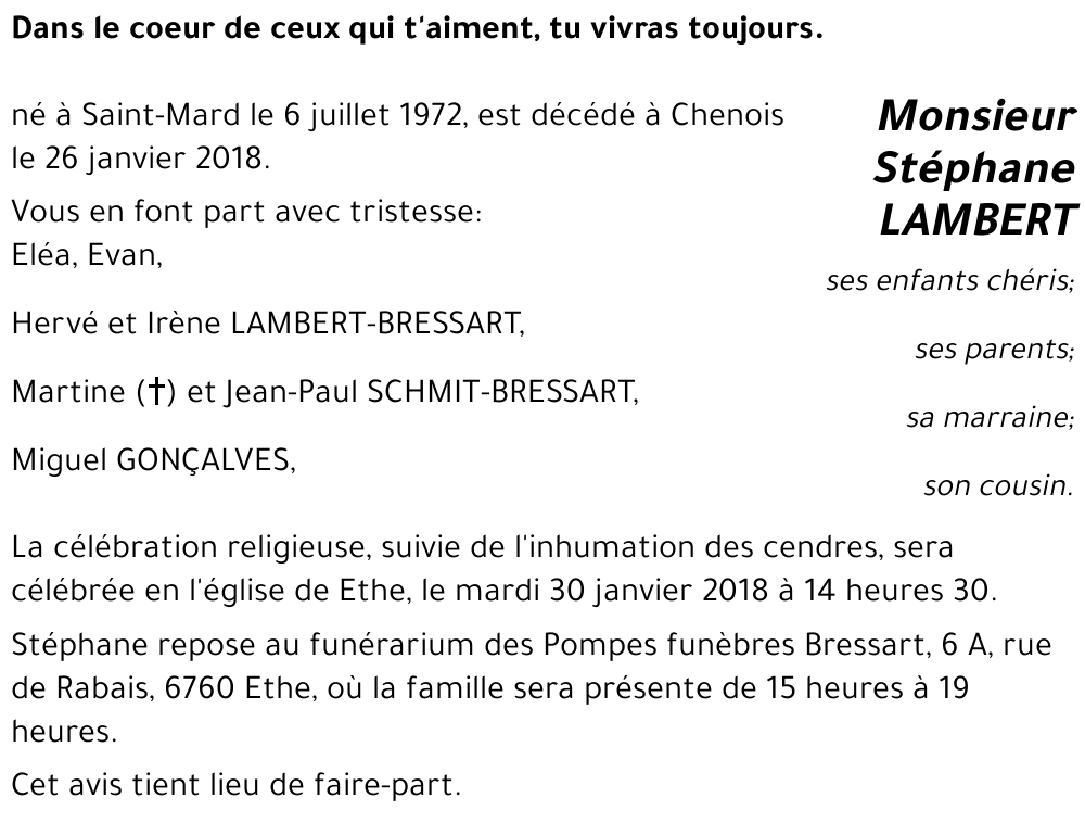 Stéphane LAMBERT 