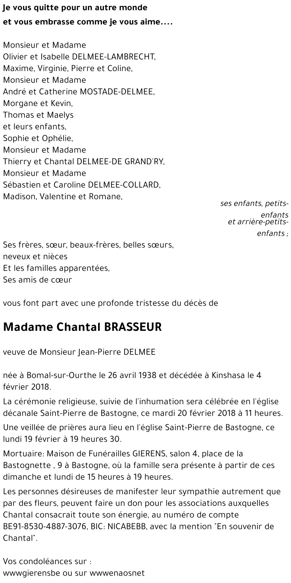 Chantal BRASSEUR
