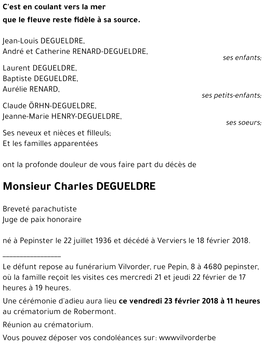 Charles DEGUELDRE