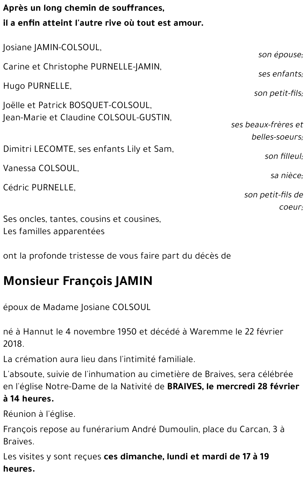 François JAMIN