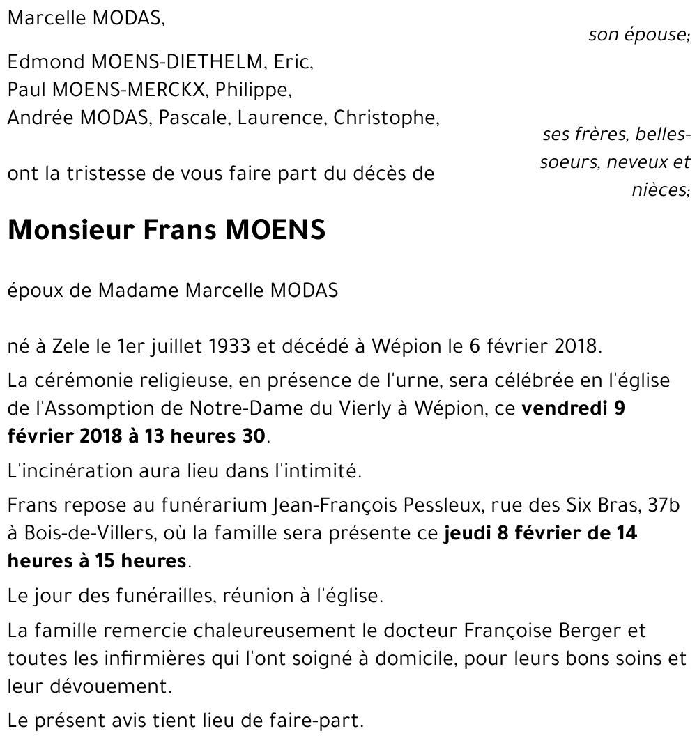 Frans MOENS