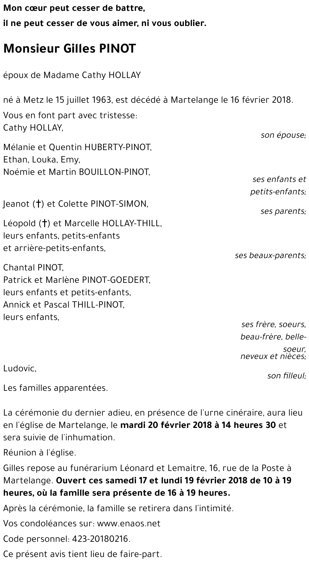 Gilles PINOT