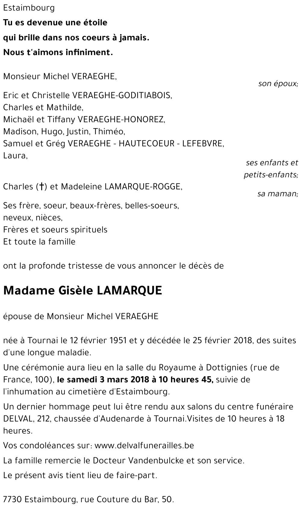 Gisèle LAMARQUE