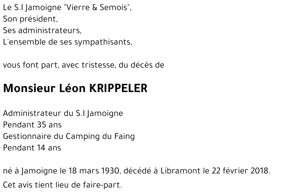 Léon KRIPPELER