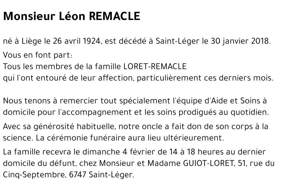 Léon REMACLE