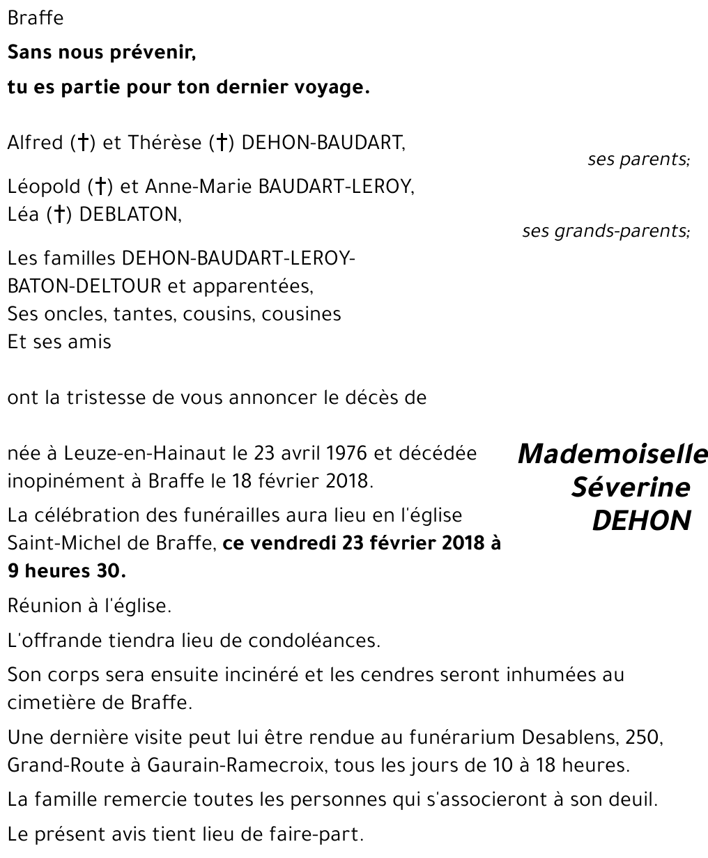Séverine DEHON