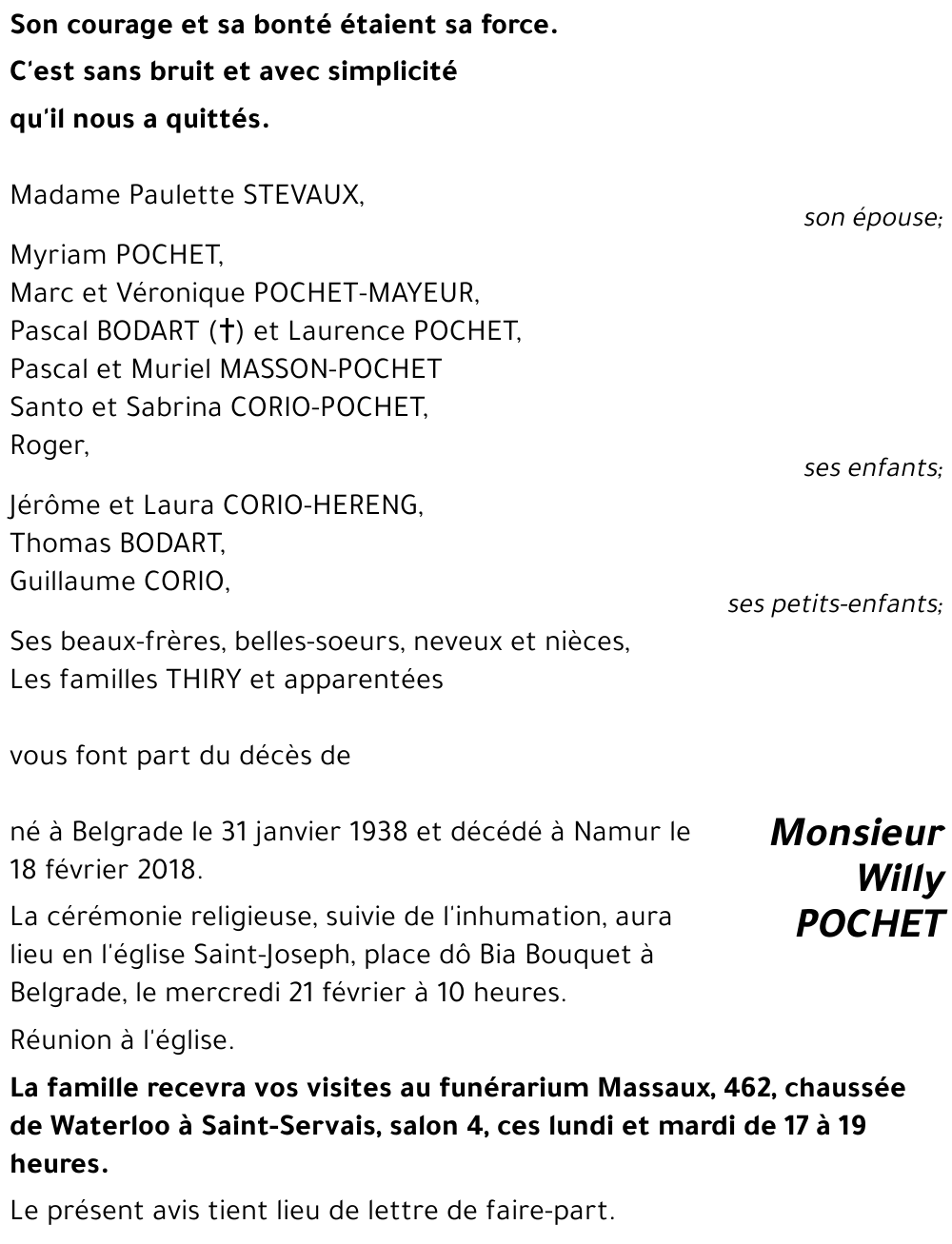 Willy POCHET