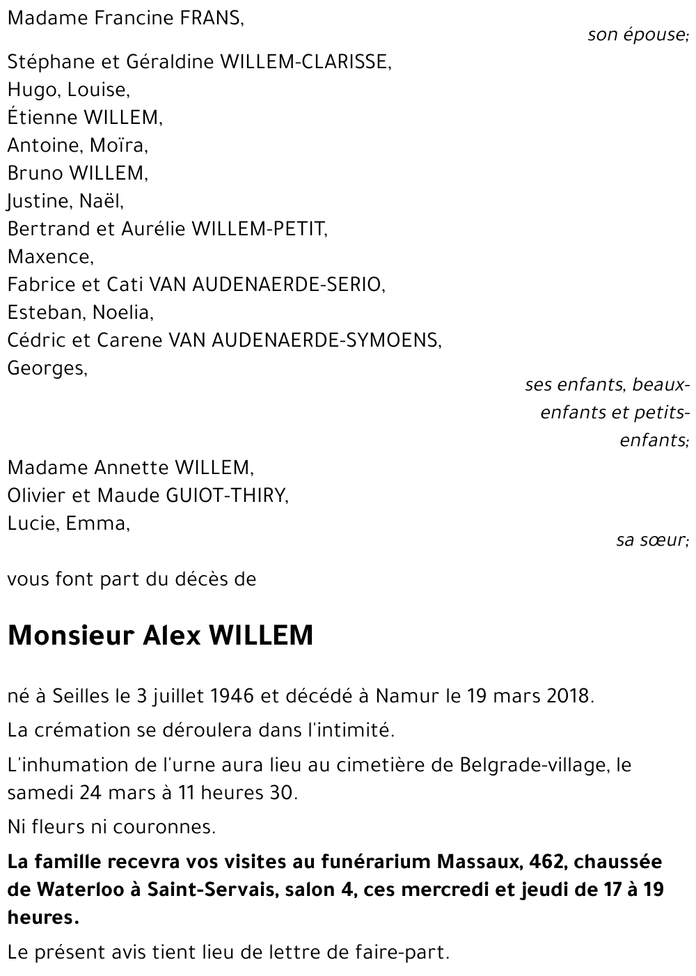 Alex WILLEM
