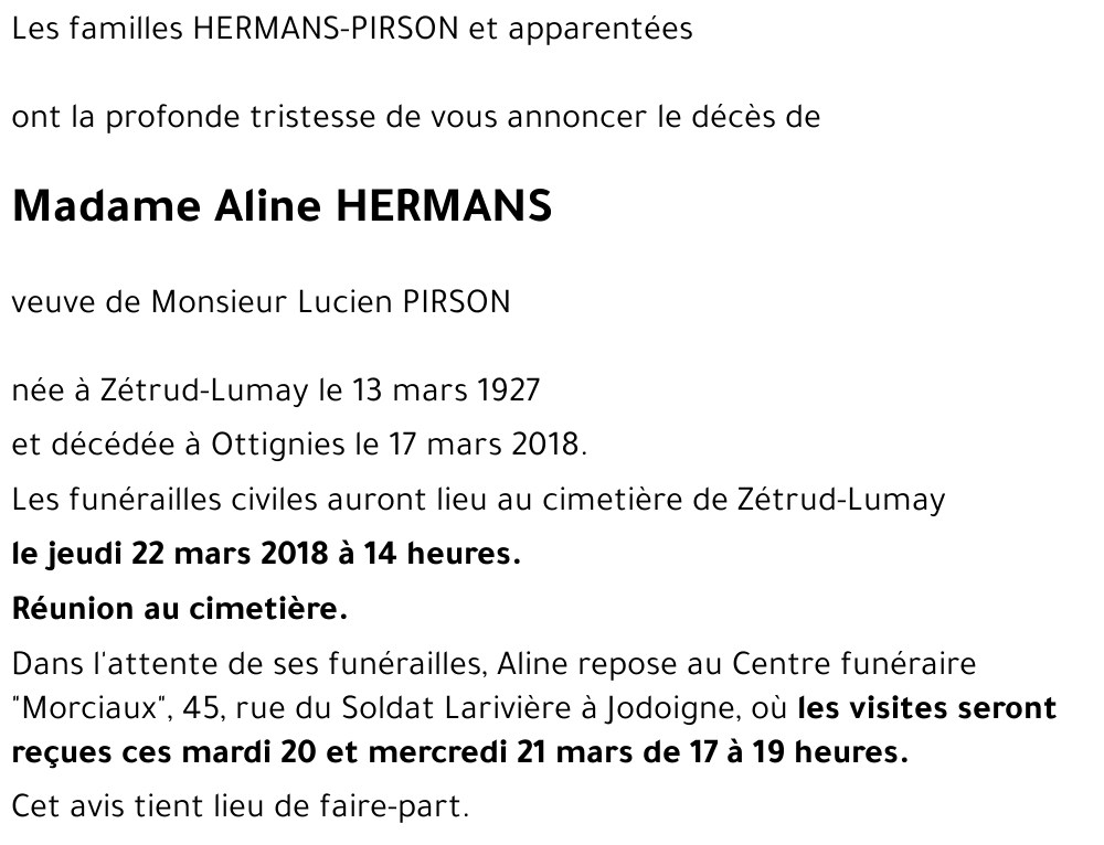 Aline HERMANS