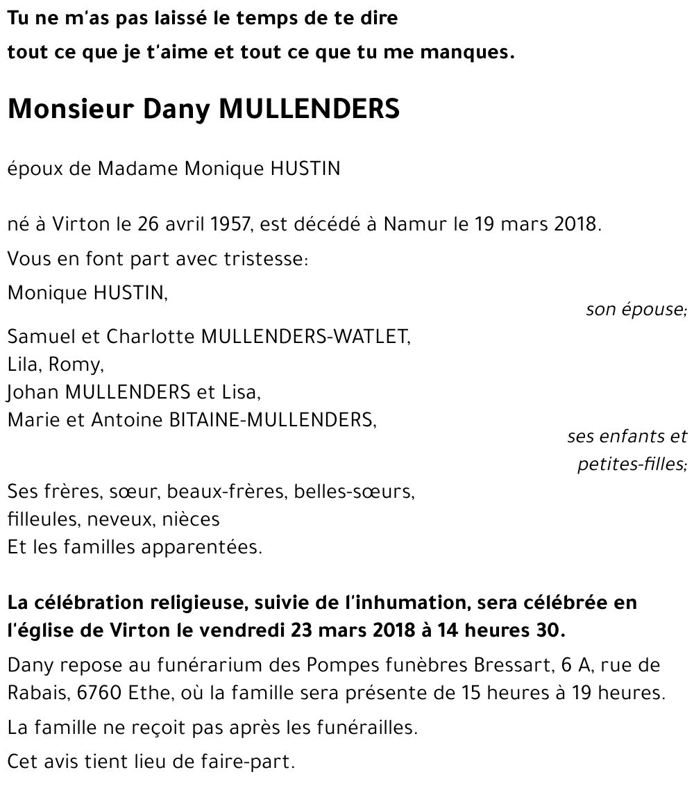 Dany MULLENDERS 