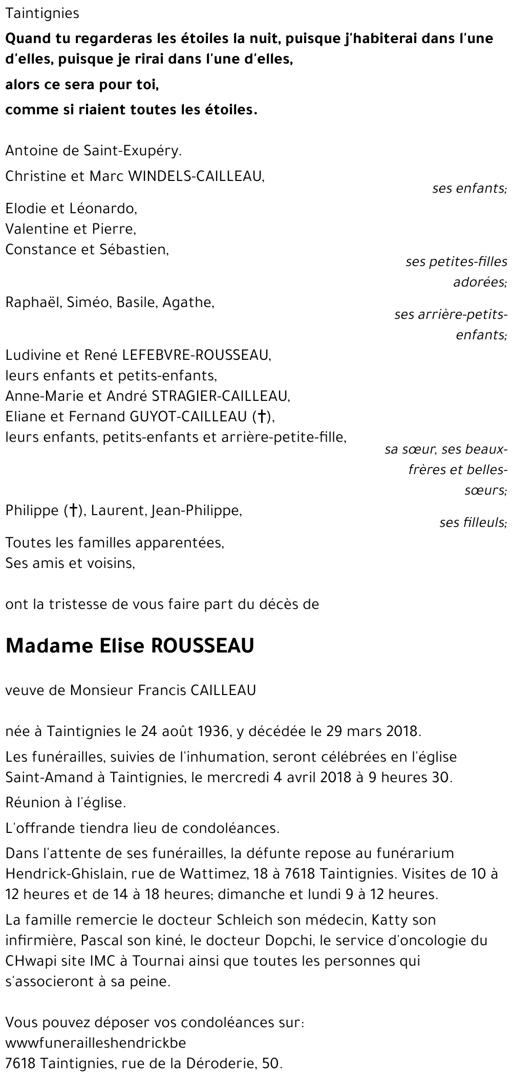 Elise ROUSSEAU