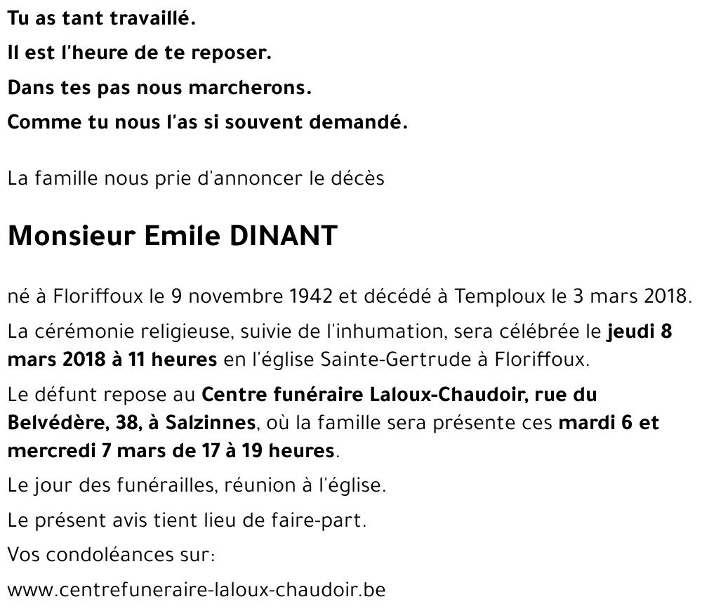 Emile DINANT