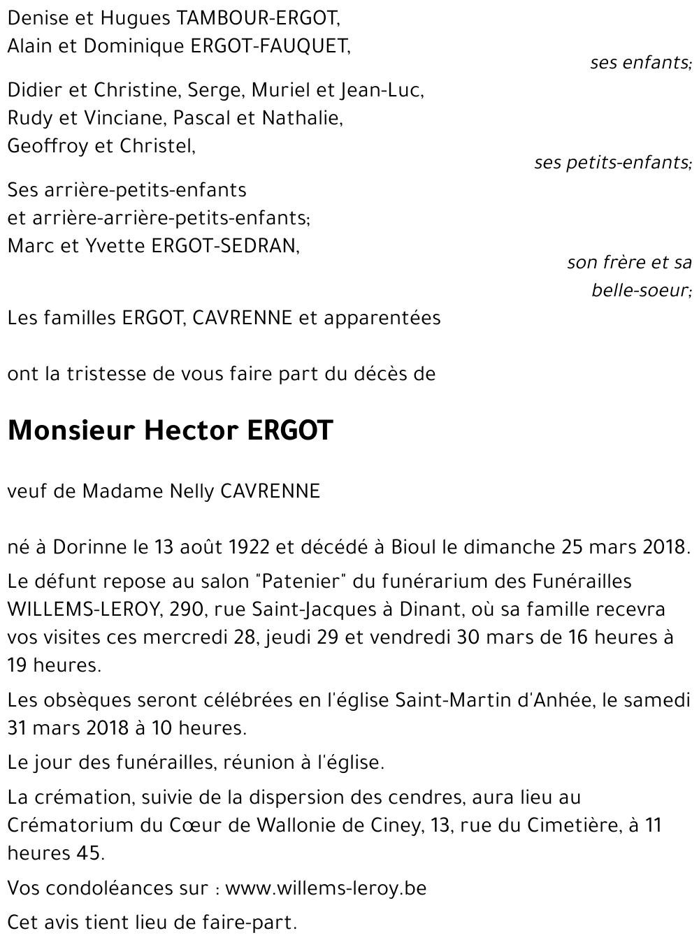 Hector ERGOT