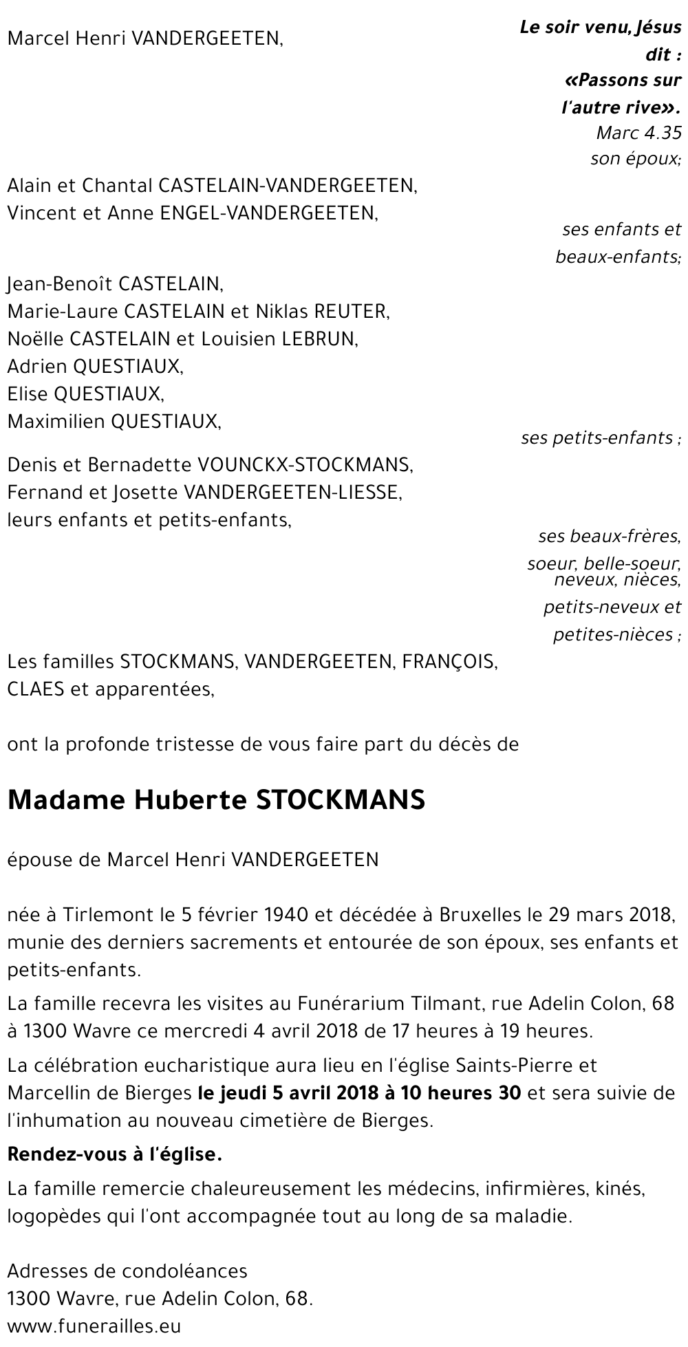 Huberte STOCKMANS
