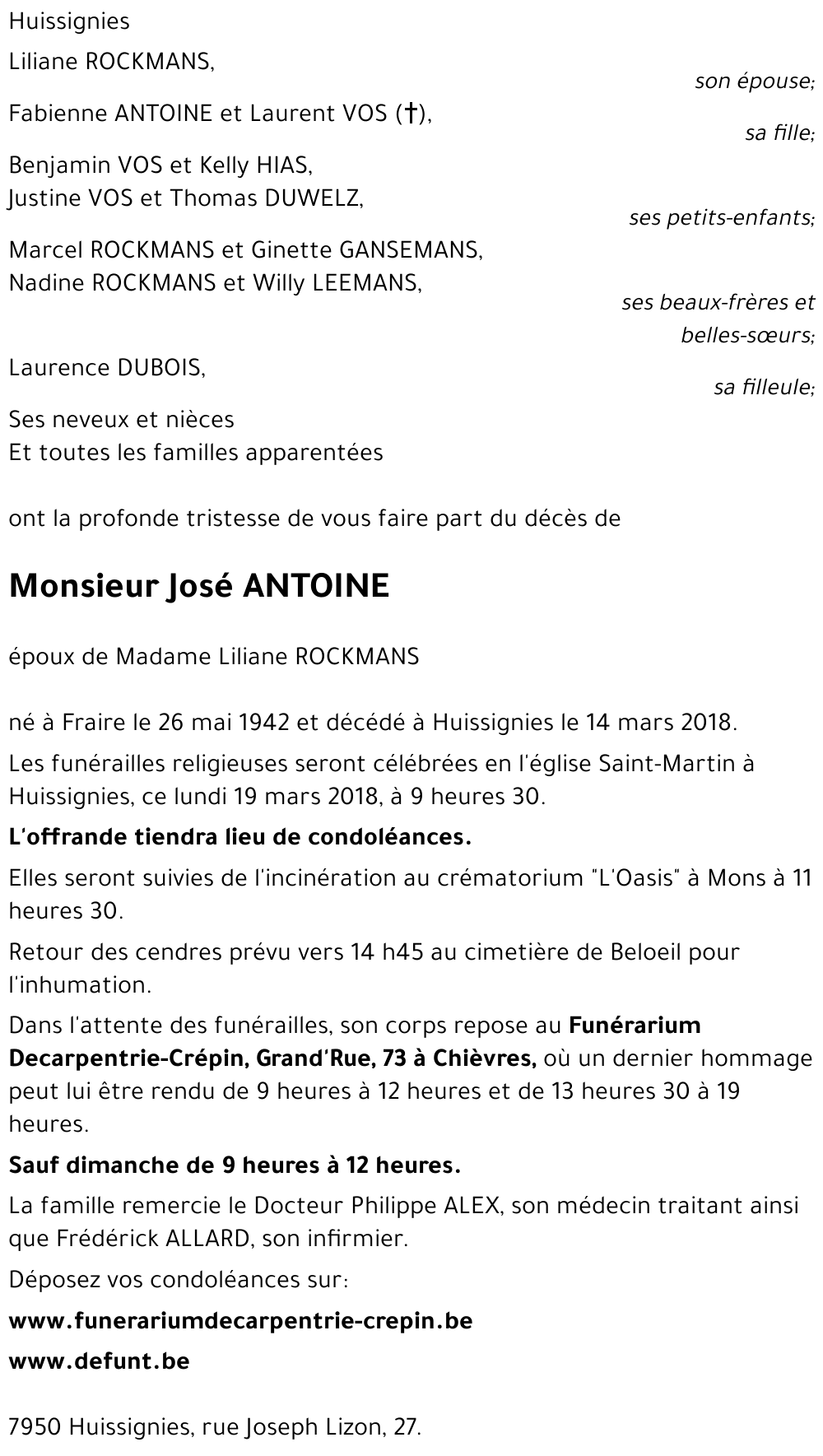 José ANTOINE