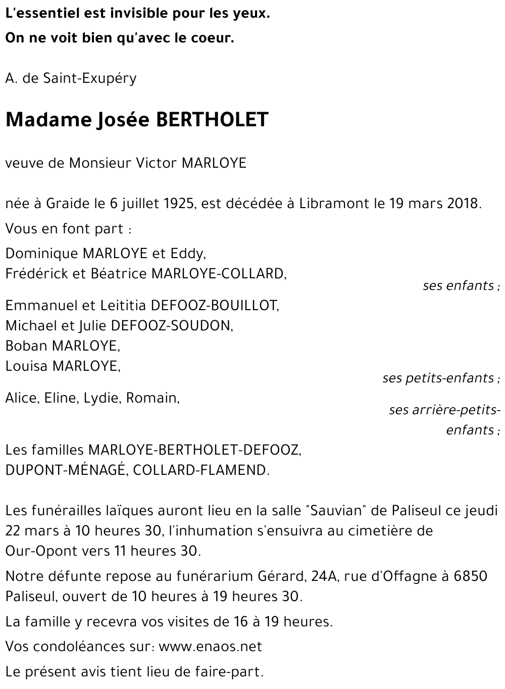 Josée BERTHOLET
