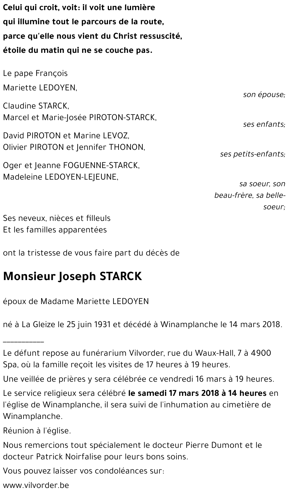 Joseph STARCK