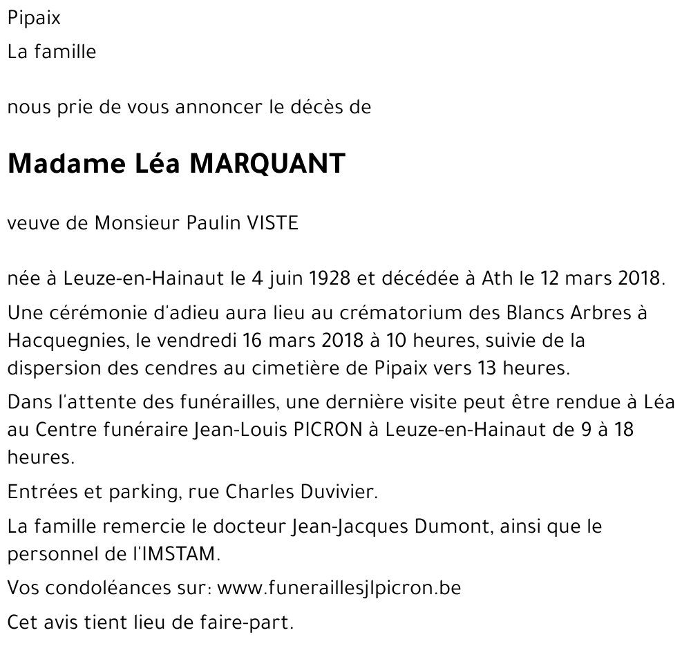 Léa MARQUANT