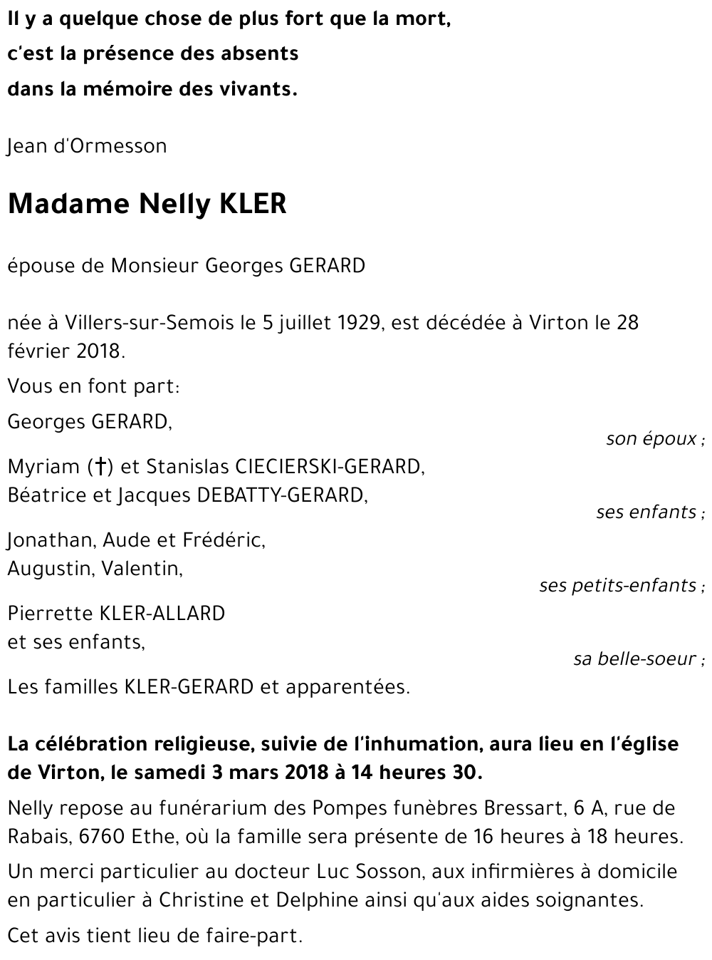 Nelly KLER 