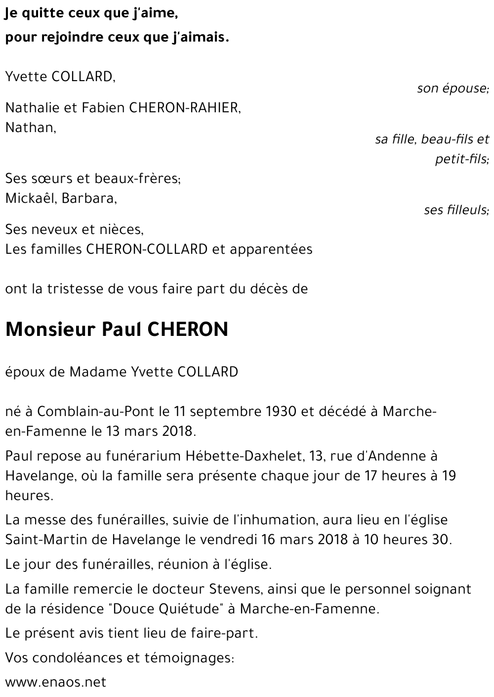 Paul CHERON