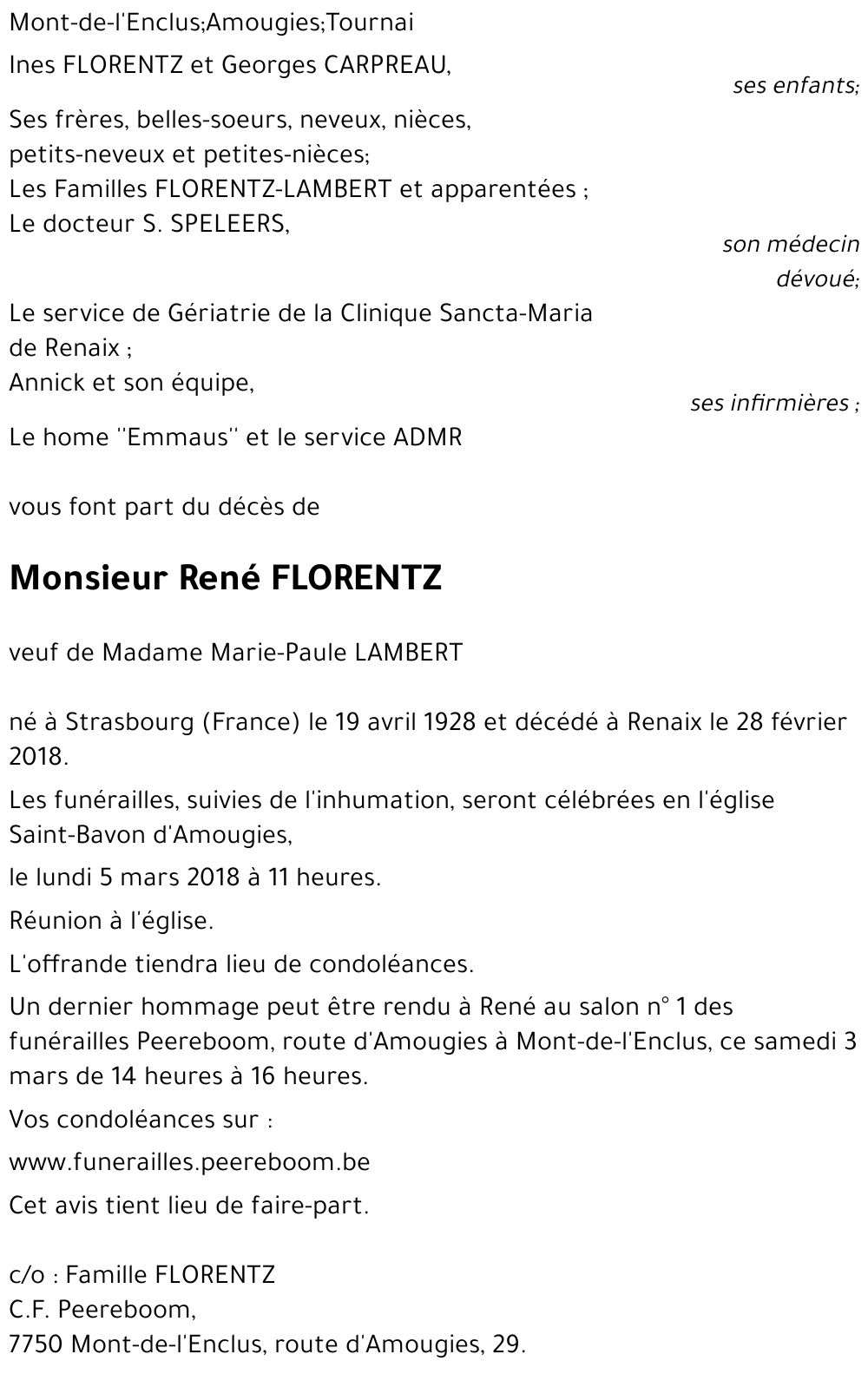 René FLORENTZ
