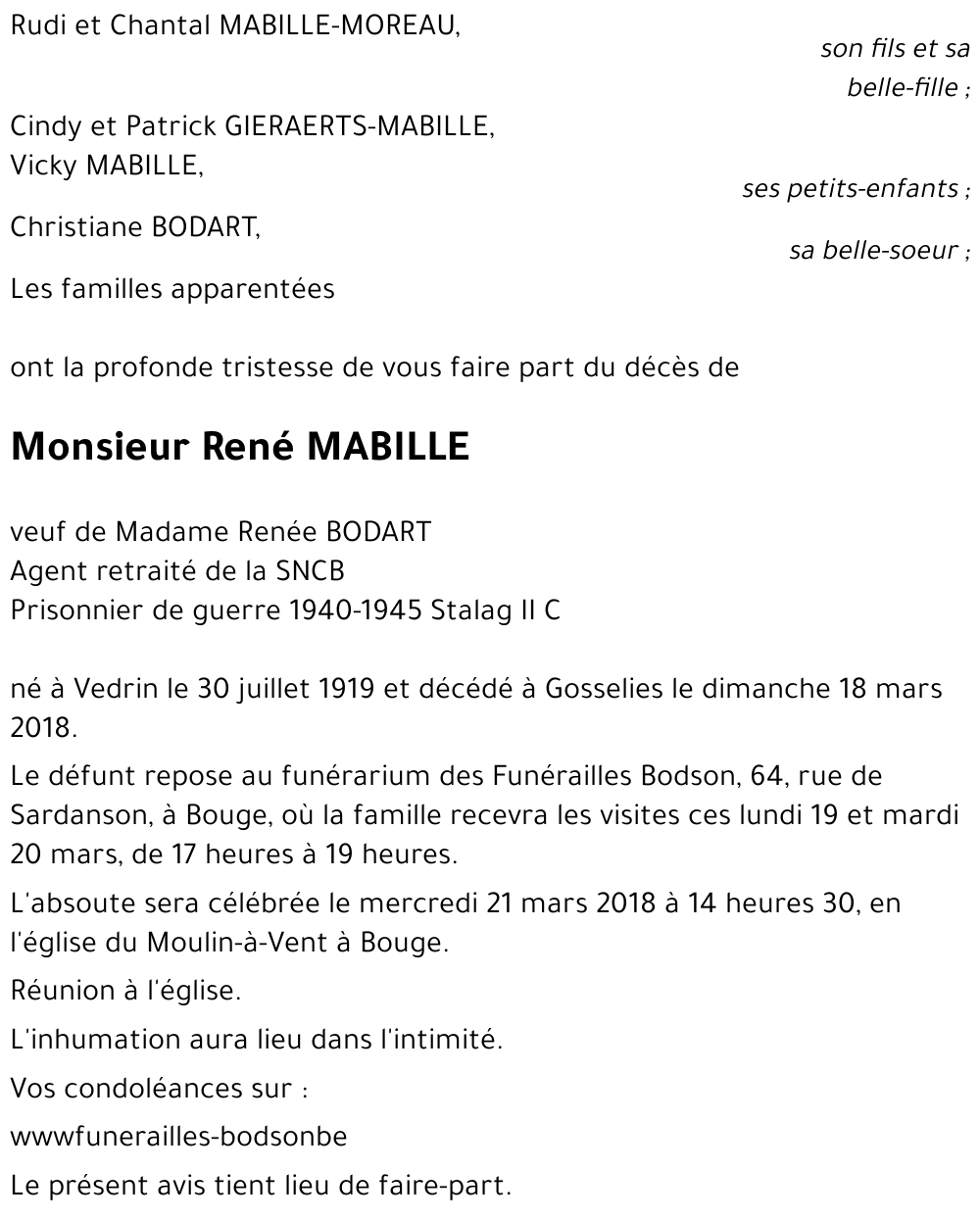 René MABILLE