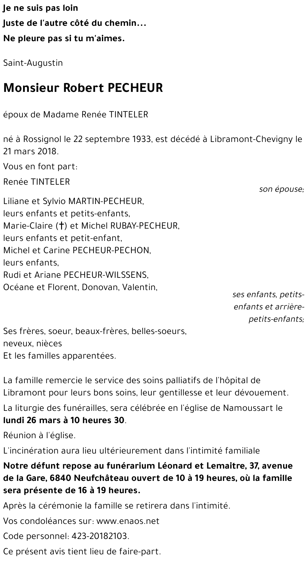 Robert PECHEUR