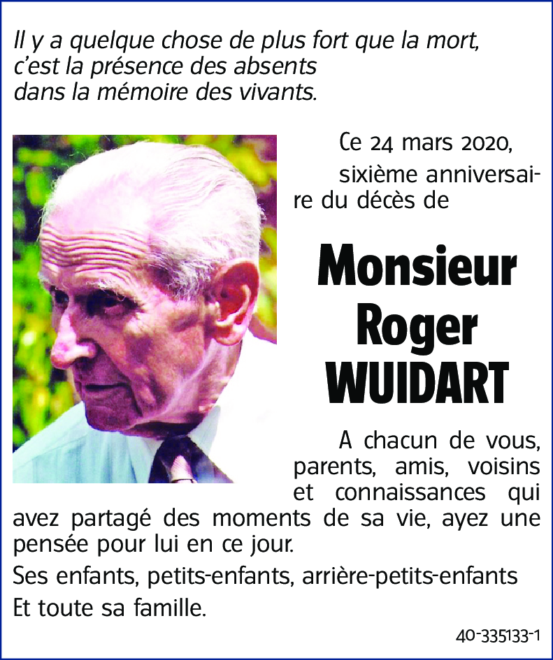 Roger WUIDART