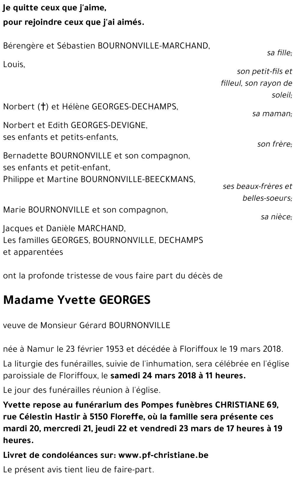 Yvette GEORGES