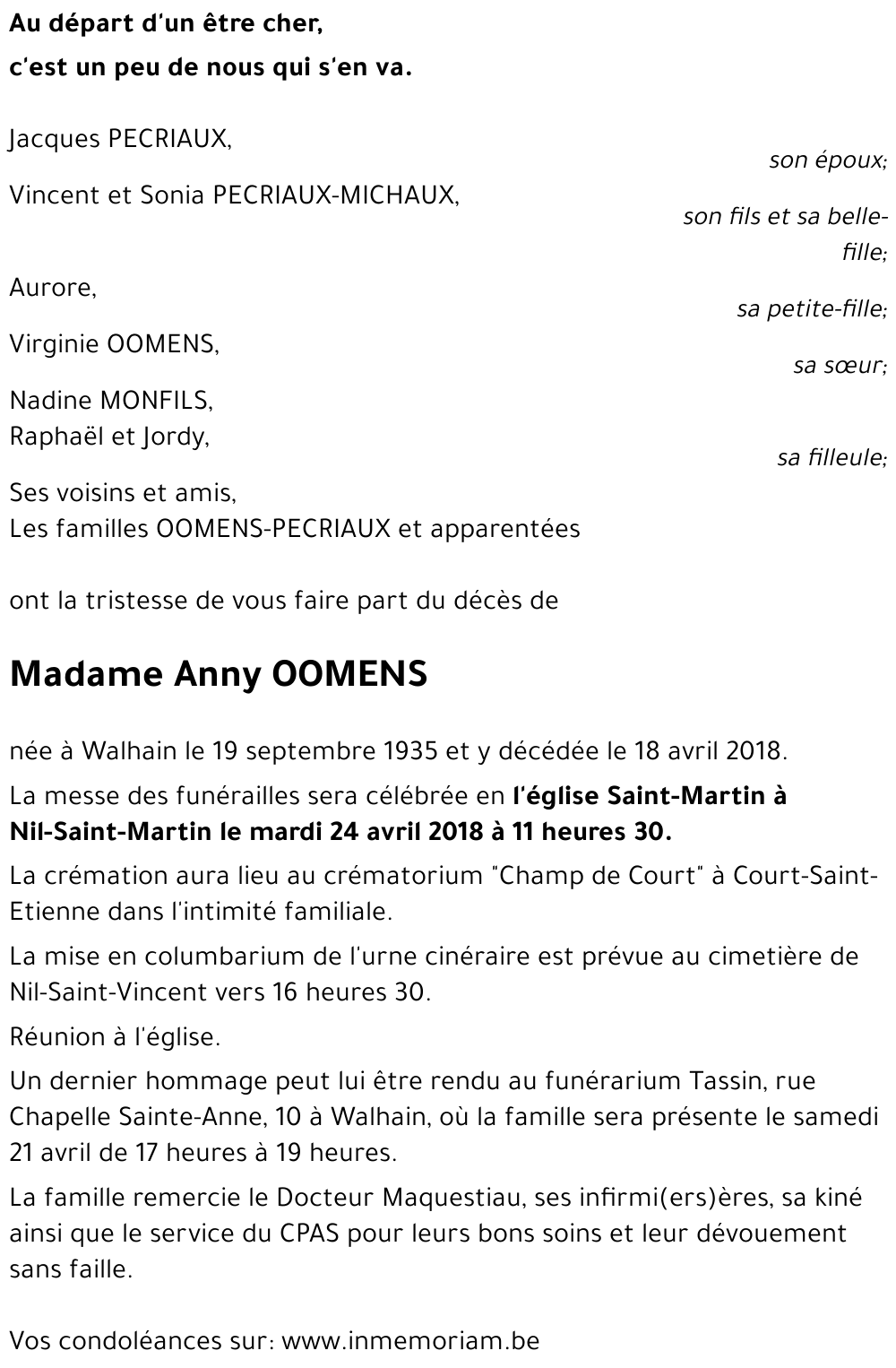 Anny OOMENS