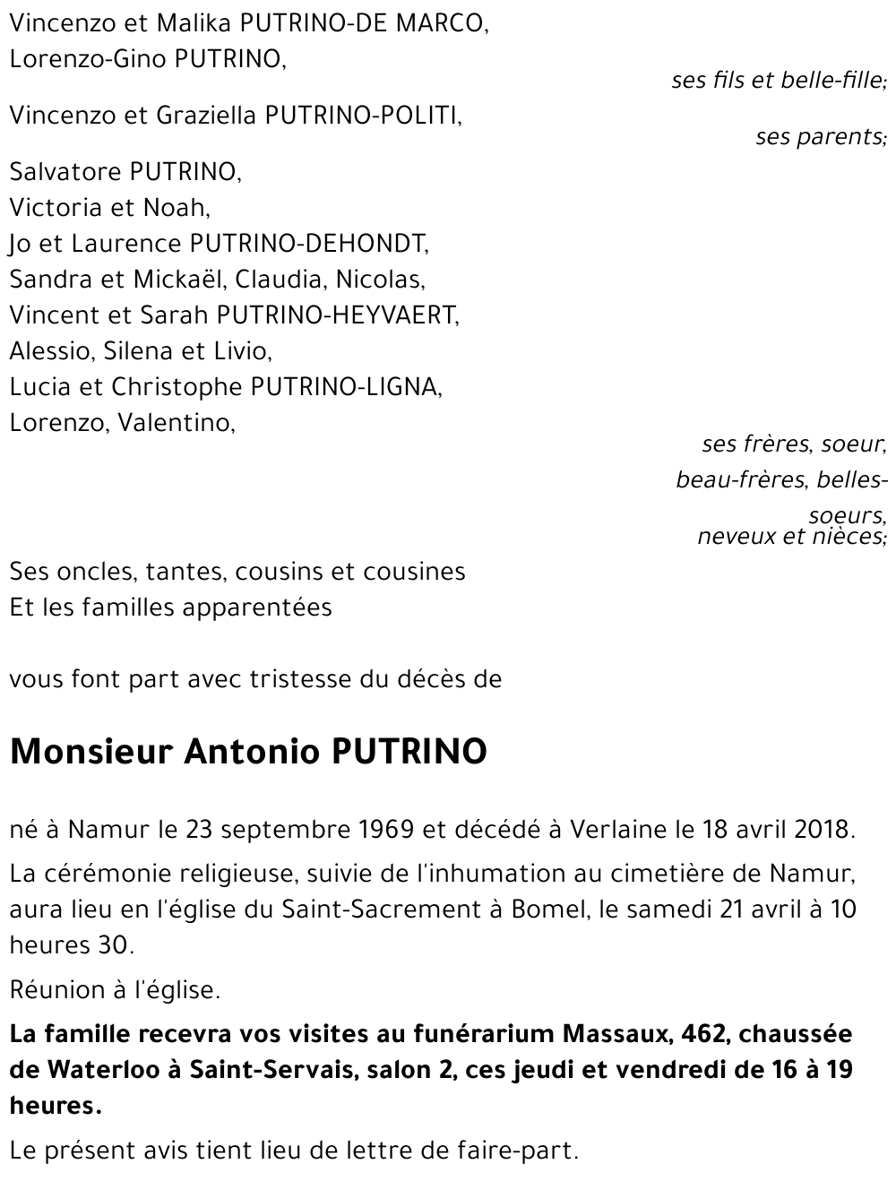 Antonio PUTRINO