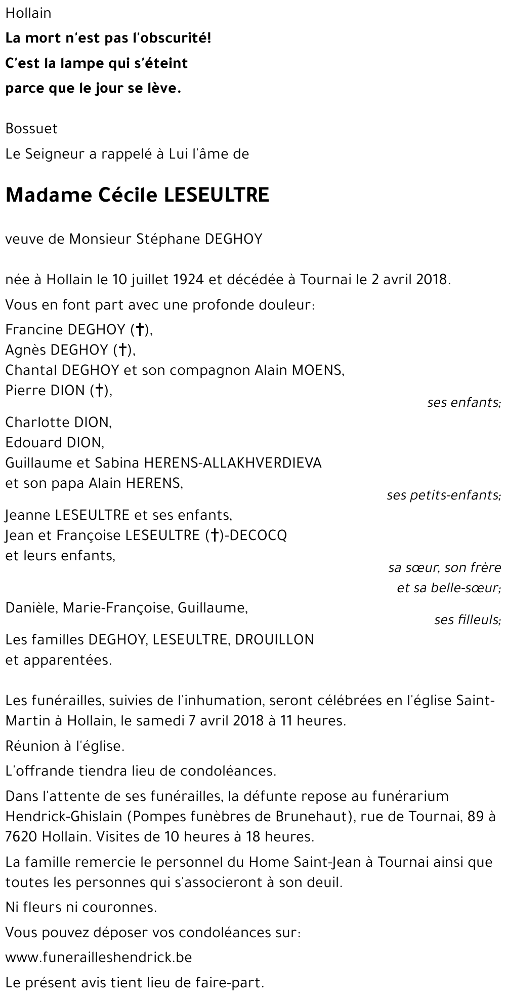Cécile LESEULTRE