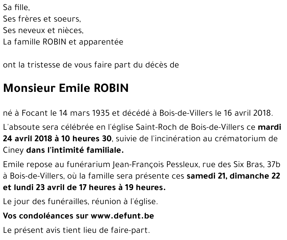 Emile ROBIN