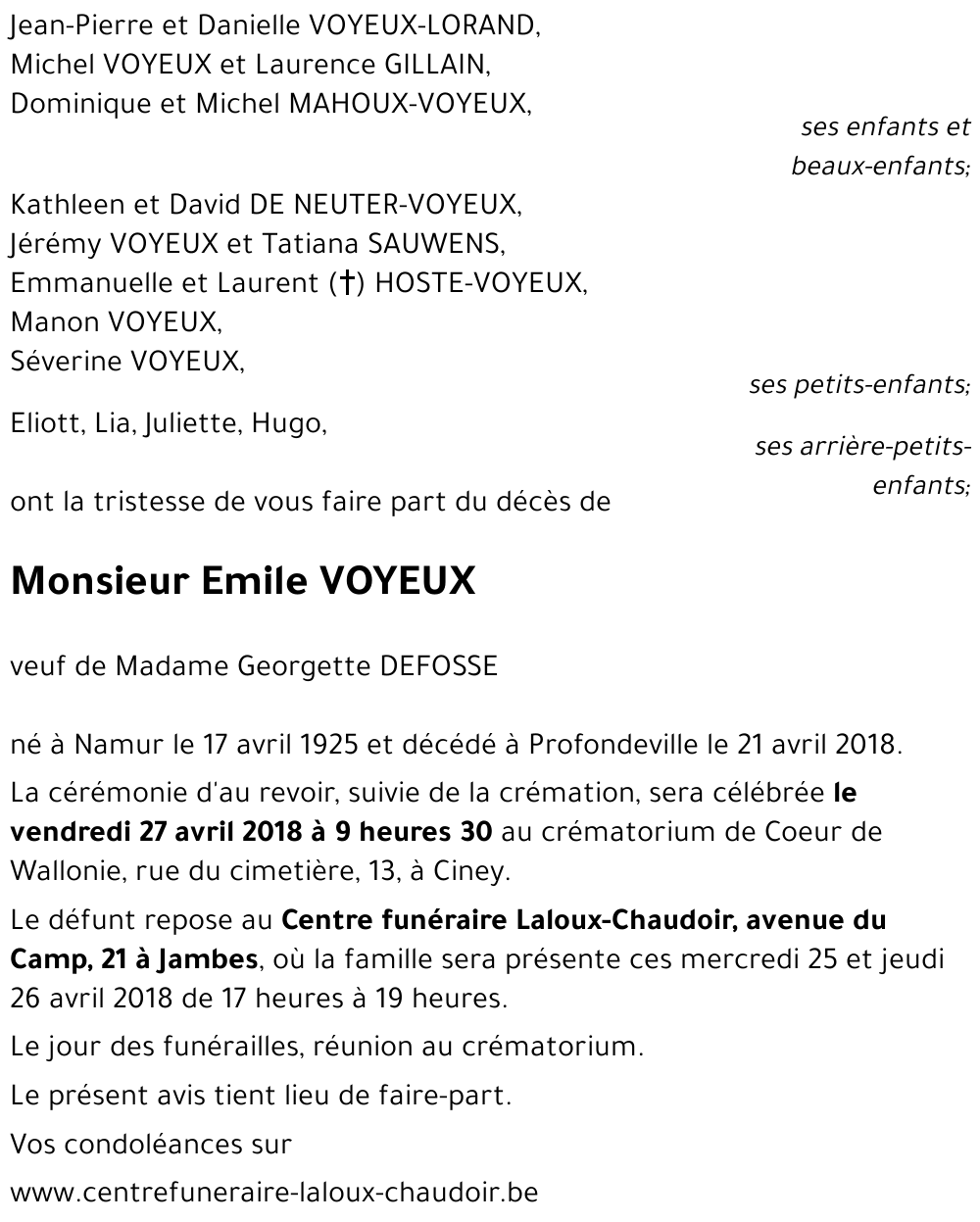 Emile VOYEUX