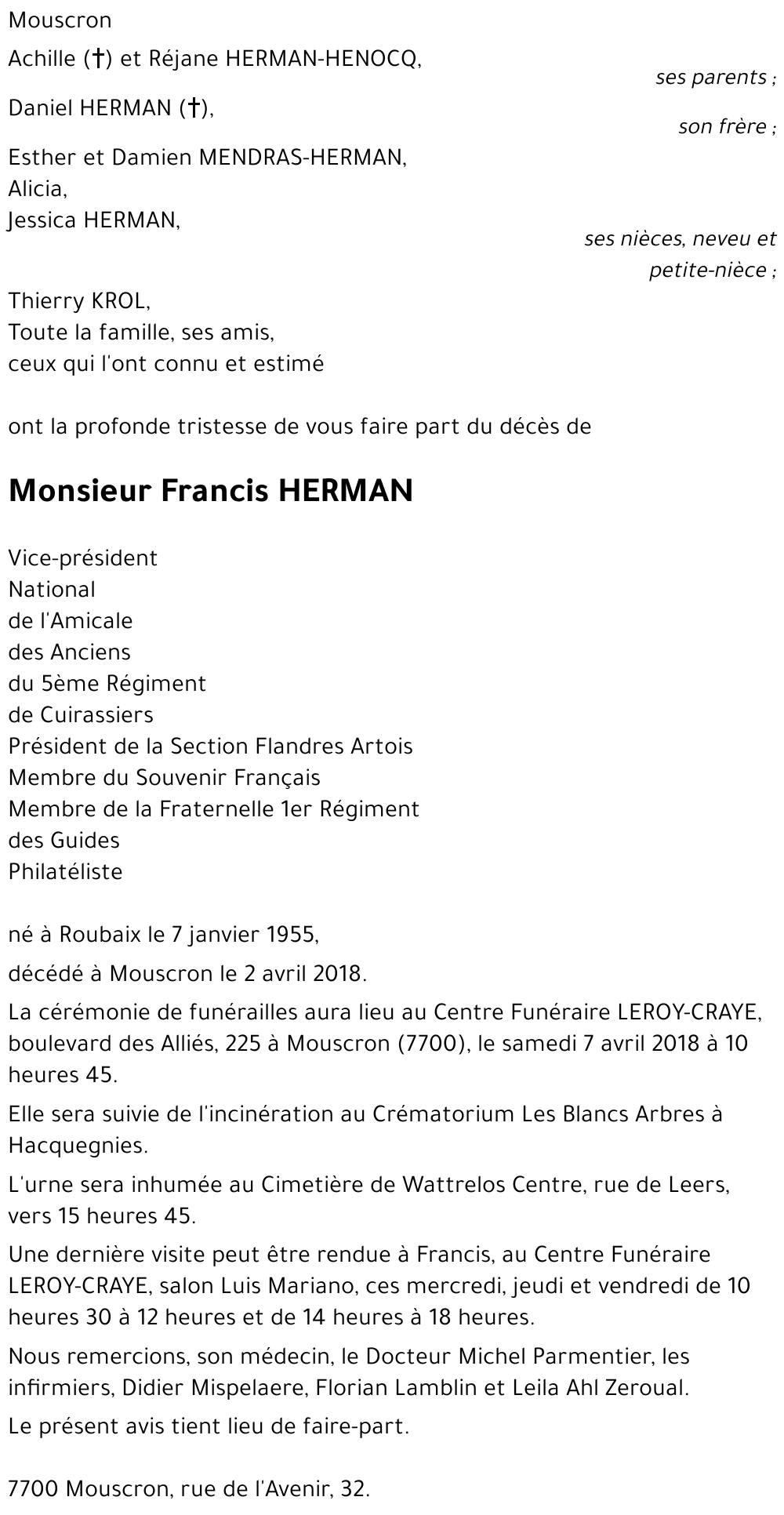 Francis HERMAN