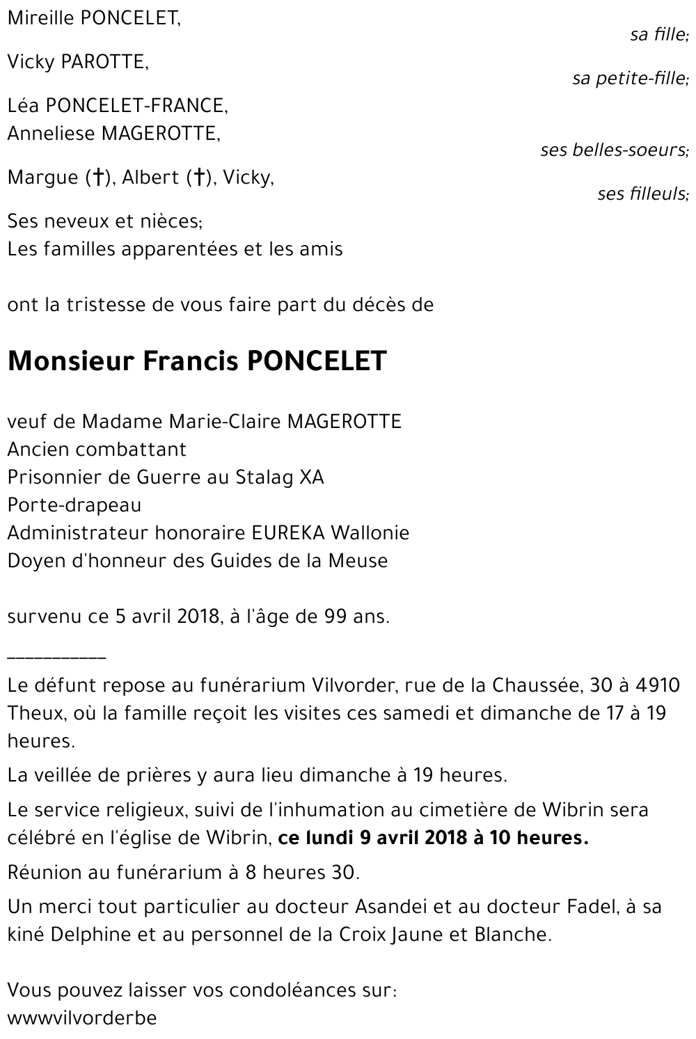 Francis PONCELET