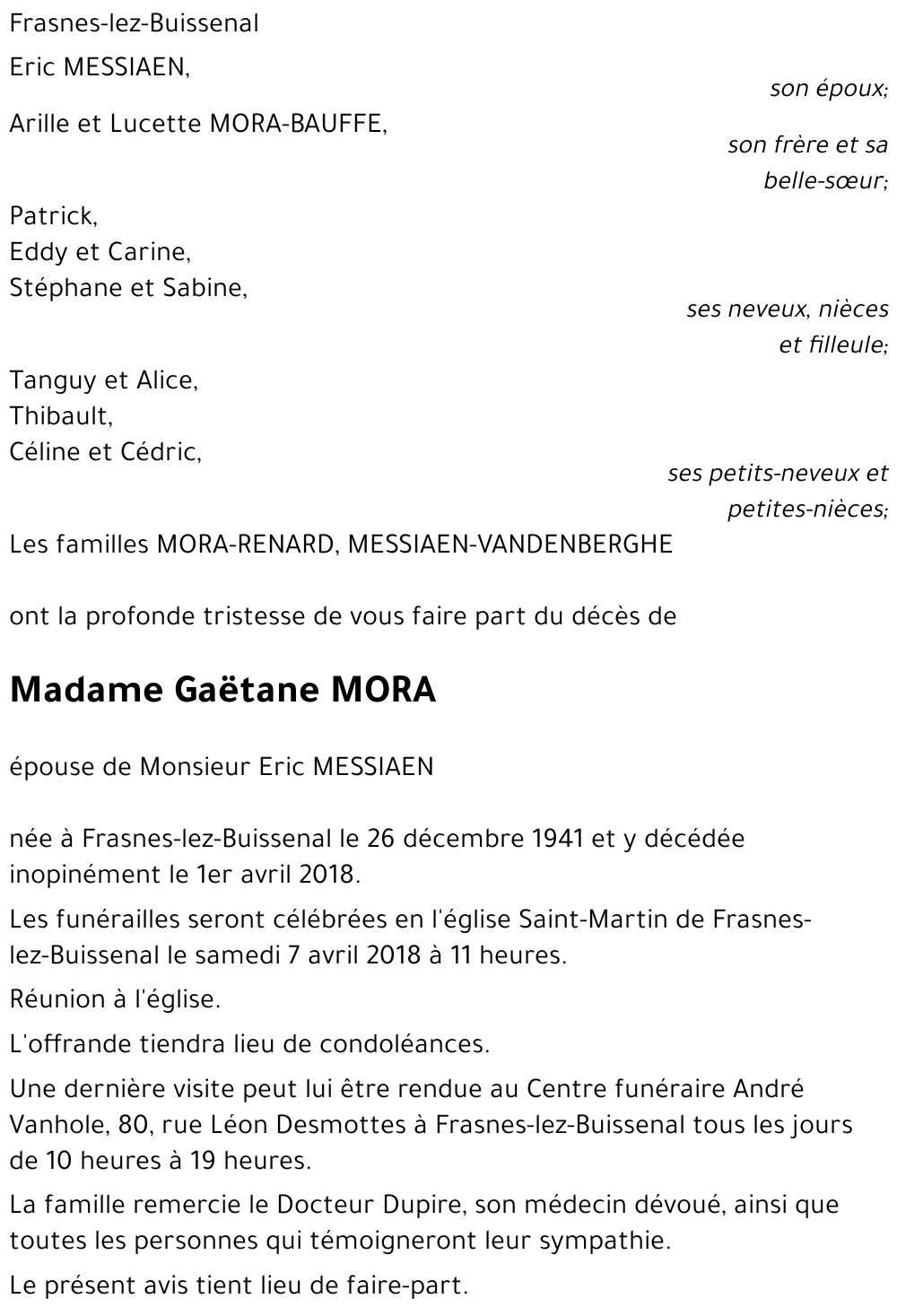 Gaëtane MORA