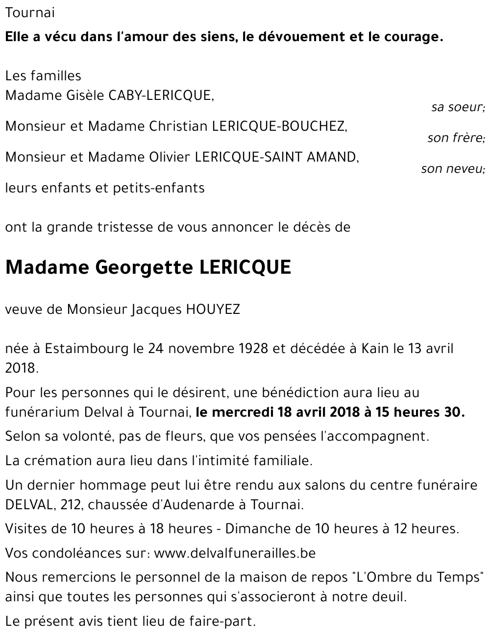 Georgette LERICQUE