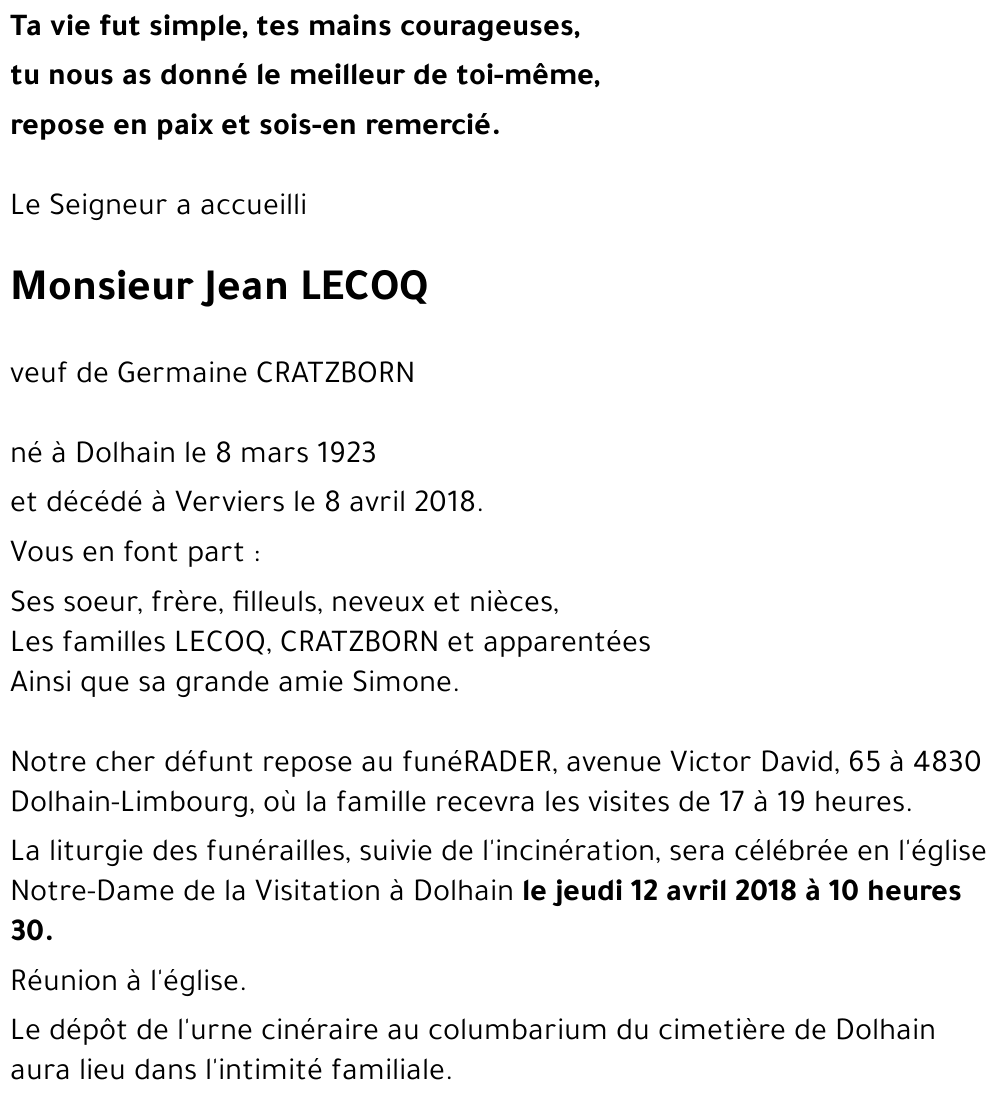 Jean LECOQ