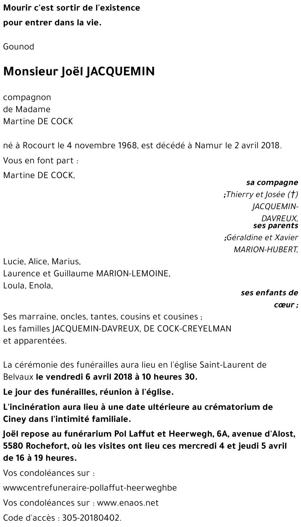 Joël JACQUEMIN